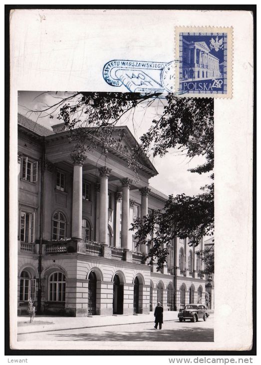 26 Maximum Card - 140 Years Of The University Of Warsaw - Cartes Maximum