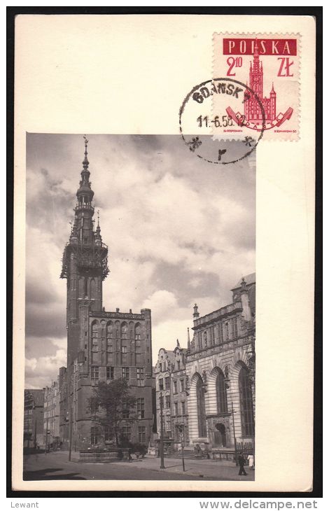 42 Maximum Card - Town Halls - Gdansk - ARCHITECTURE - Tarjetas Máxima