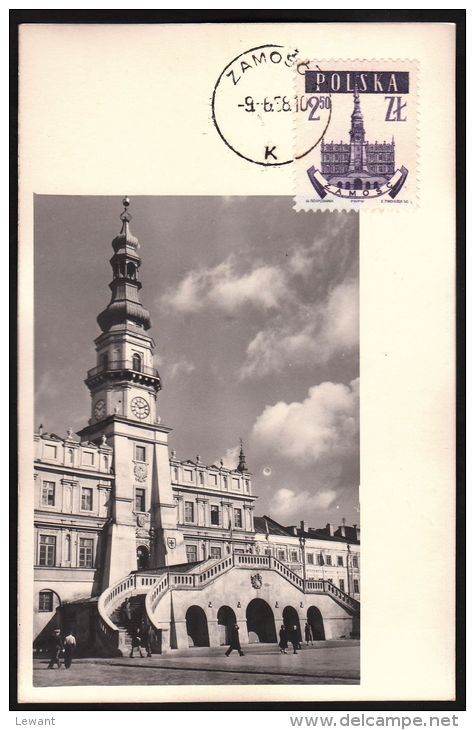 46 Maximum Card - Town Halls - Zamosc - ARCHITECTURE - Cartes Maximum