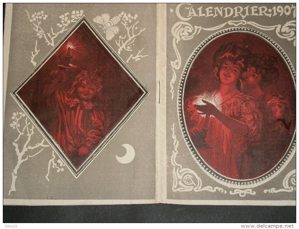 Calendrier 1907 - Petit Format : 1901-20