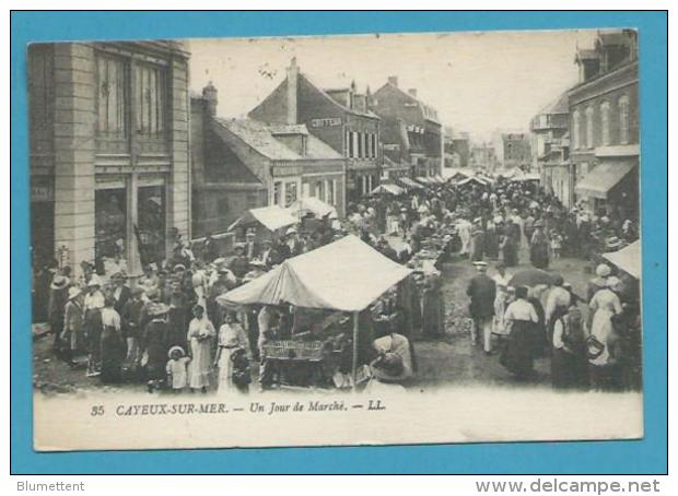 CPA 35 - Métier Marchands Ambulants Le Marché CAYEUX SUR MER 80 - Cayeux Sur Mer