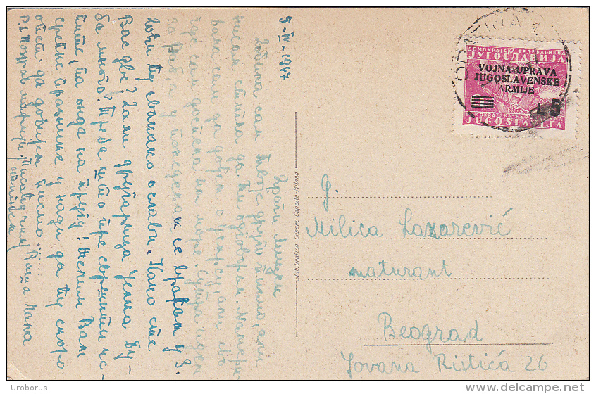 Yugoslavian Occupation 1947 - Opatija - Abbazia - Vojna Uprava Jugoslovenske Armije - VUJA Overprint - Occup. Iugoslava: Litorale Sloveno