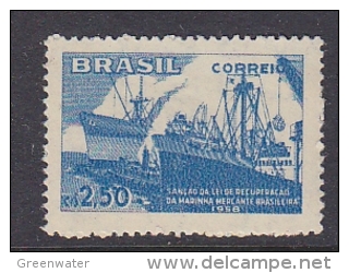 Brazil 1958 Ships 1v ** Mnh (24290D) - Unused Stamps