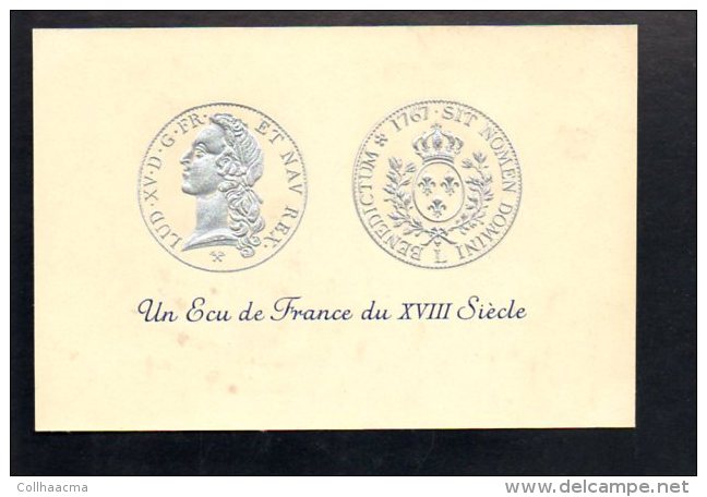 Monnaie - Un Ecu De France Du XVIII Siécle / Louis XV 1767 ( Gaufré ) - Monnaies (représentations)