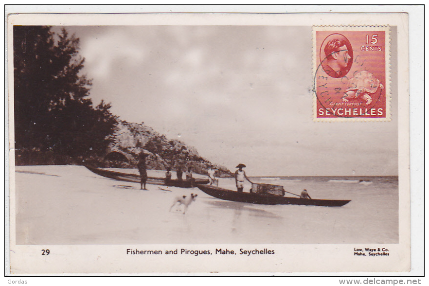 Seychelles - Mahe - Fishermen And Pirogues - Seychelles