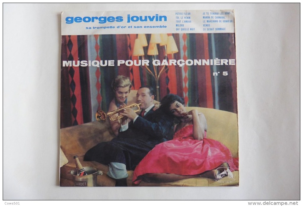 Disque  33  T :  25 Cm   :   Georges Jouvin Musique Pour Garçonnière N°5 - Instrumental