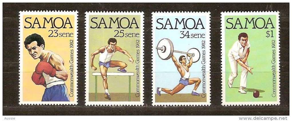 Samoa 1982 Yvertn° 517-20 *** MNH Cote 4,00 Euro Sport - Samoa