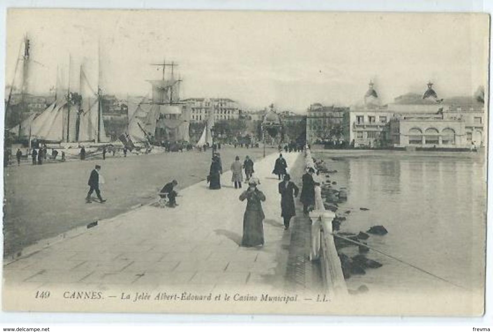 Cannes La Jetée Albert Edouard Et Le Casino Municipal - Cannes