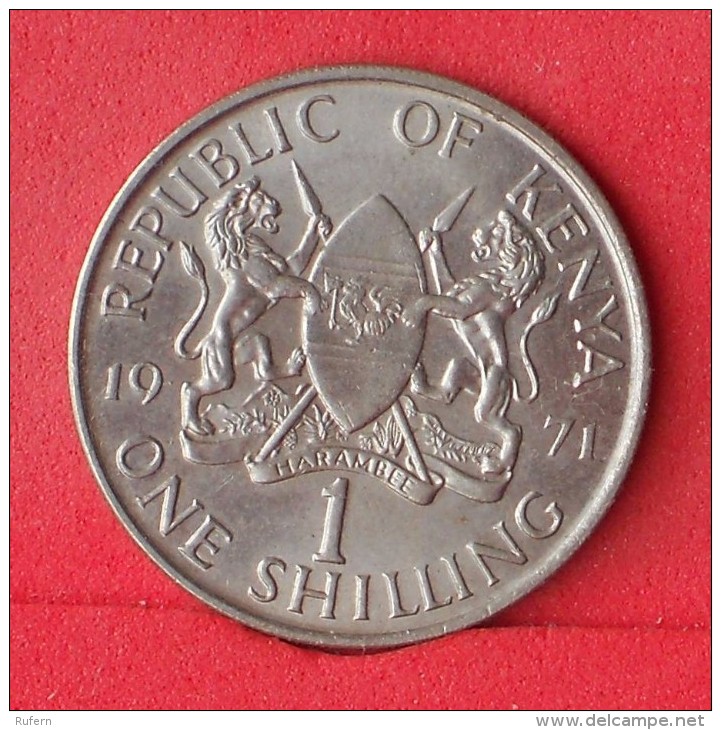 KENYA  1  SHILLINGS  1971   KM# 14  -    (Nº12497) - Kenya