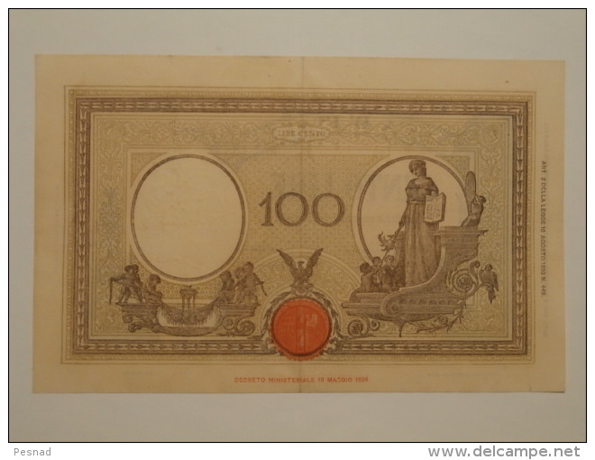 100 Lire D.M. 9-12-1942  Fascio  - conservazione come da foto (visto e piaciuto)
