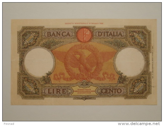 100 Lire Aquila romana  D.M. 21-12-1933 conservazione come da foto (visto e piaciuto)