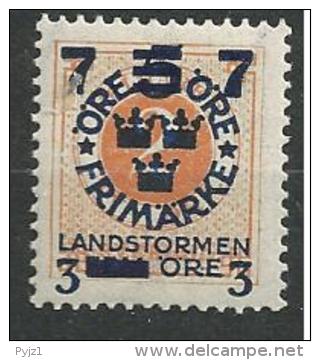 1918 MH Sweden, Sverige, Schweden, Ongestempeld - Ungebraucht