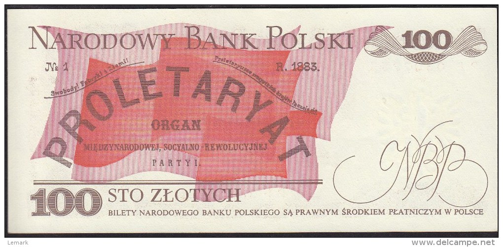 Poland 100 Zlotych 1986 P143e UNC - Poland