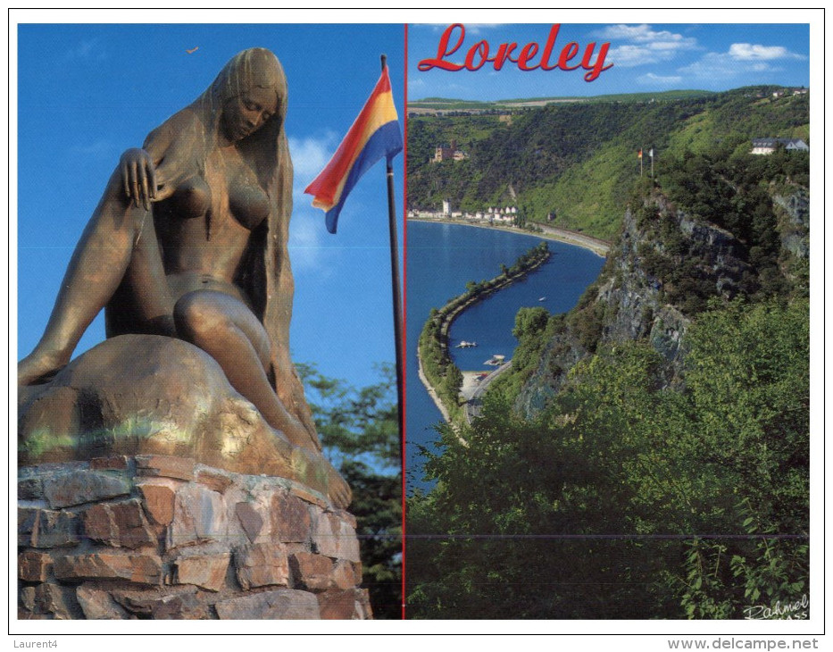 (DEL 951) Germany - Loreley And Nude Women Statue - 1946-....: Moderne