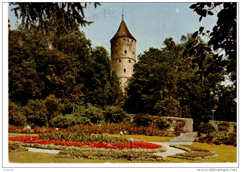 Biberach - Stadtgarten Und Weisser Turm - Biberach