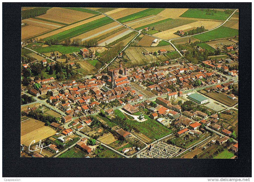 82- ST-NICOLAS DE LA GRAVE  - 82- Vue Générale - CPSM écrite 1983 - Saint Nicolas De La Grave