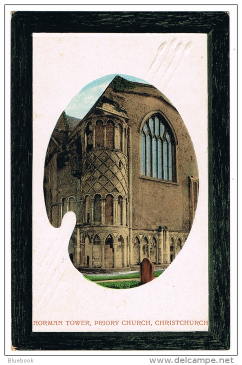 RB 1050 - Early Postcard - Norman Tower Priory Church - Christchurch Dorset Hampshire - Bournemouth (hasta 1972)