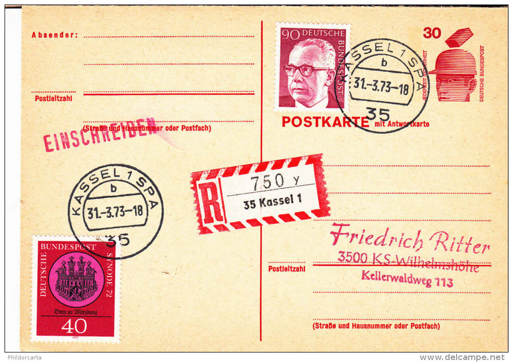 Bund - GSK - Cartes Postales Privées - Oblitérées