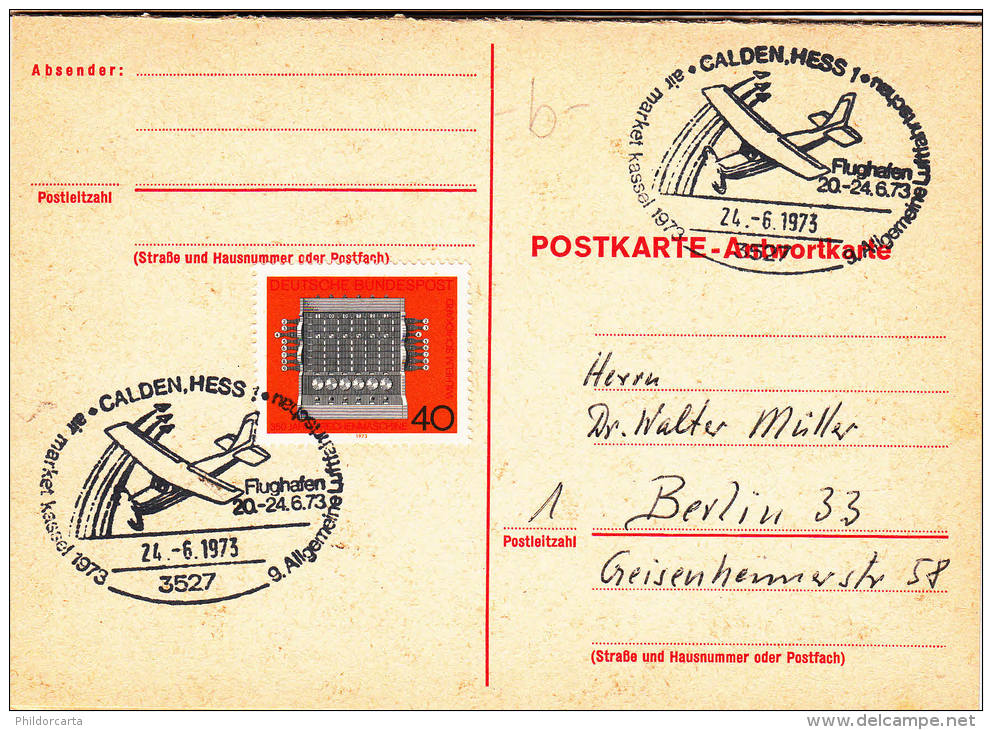 Bund - GSK - Cartes Postales Privées - Oblitérées