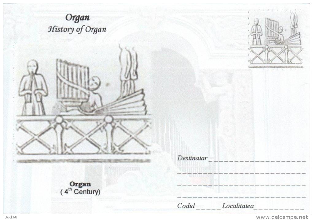 Enveloppe Illustrée ORGUE ORGAN ORGEL ORGANO : Organ 4th Century - Muziek