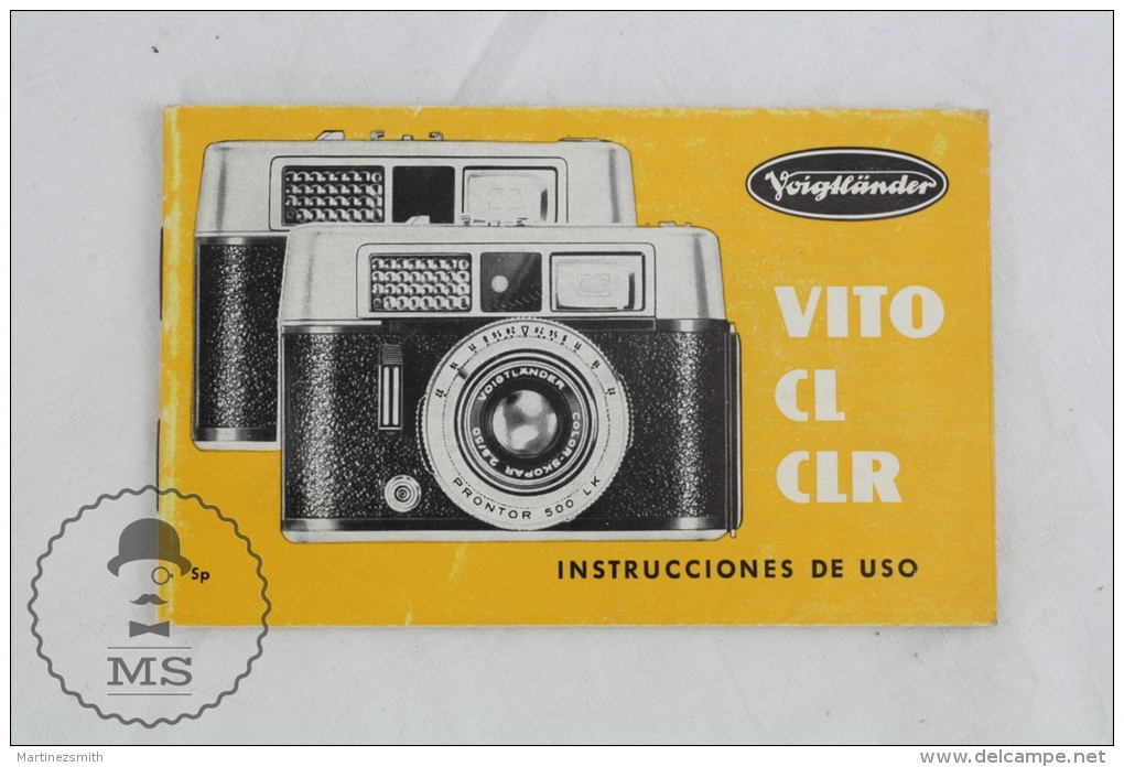 Vito CL CLR - Zeiss Ikon Voigtländer Vintage Camera - User Manual - Spanish Edition - Autres & Non Classés