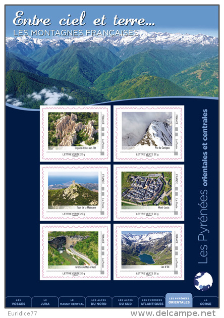 France 2014 - Collector - Entre Ciel Et Terre... Les Montagnes Françaises - Pyrénées-Orientales Et Centrales - Collectors