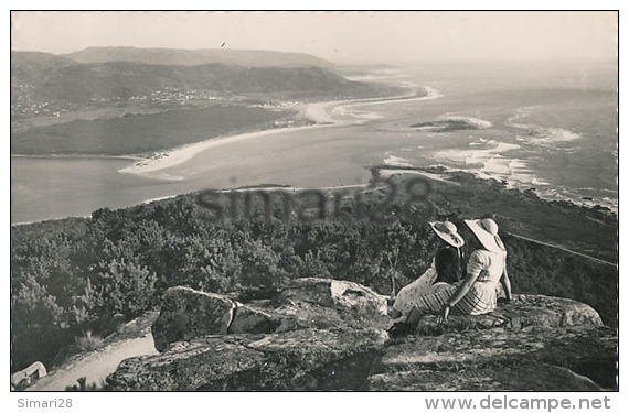 LA GUARDIA - N° 9 - DESEMBACADURA DEL RIO MINO Y COSTA PORTUGUESA DESDE EL MONTE SANTA TECLA - Autres & Non Classés