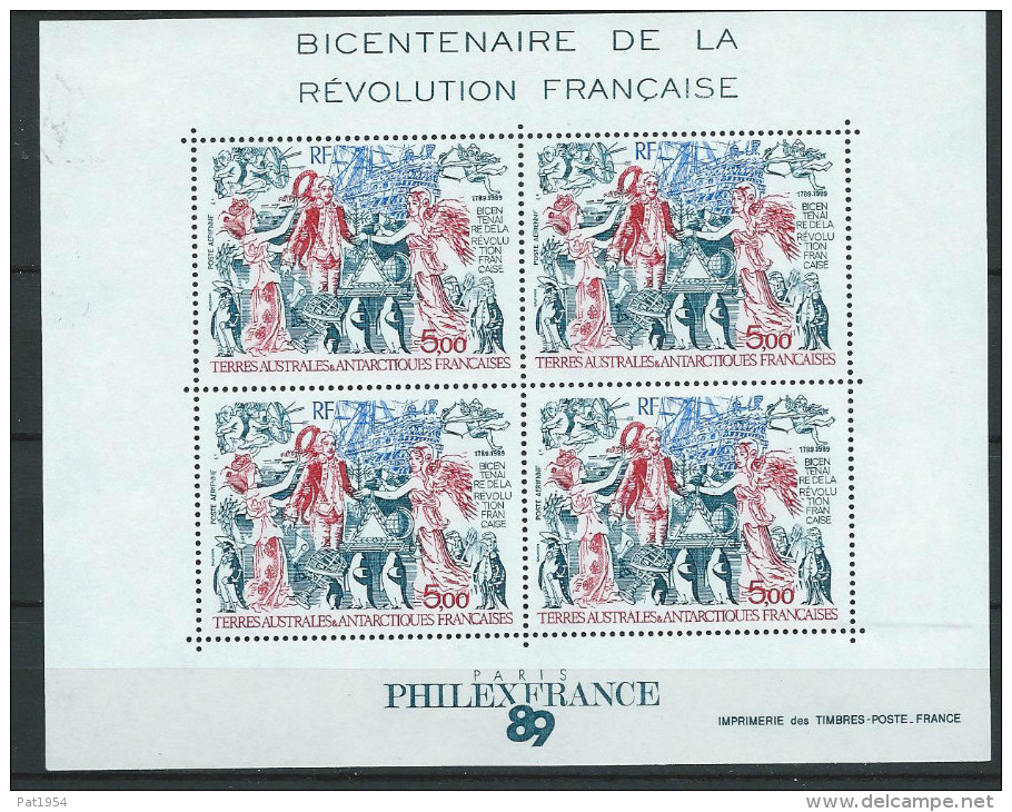 TAAF Neuf  Bloc N° 1 De 1989 Philexfrance - Blocs-feuillets