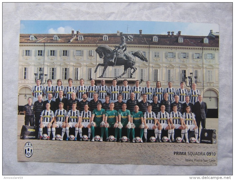 FOTOCARTOLINA - SQUADRA JUVENTUS - CAMPIONATO 2009-10 - LEGGI - Handtekening