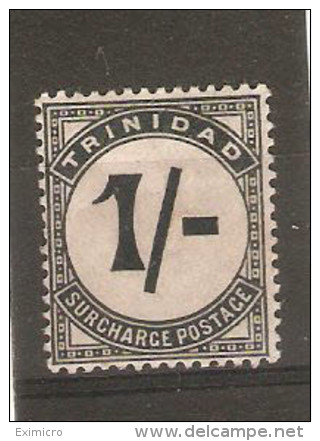 TRINIDAD 1905 - 1906 1s Postage Due SG D17 Watermark Multiple Crown CA LIGHTLY MOUNTED MINT Cat £26 - Trinidad Y Tobago