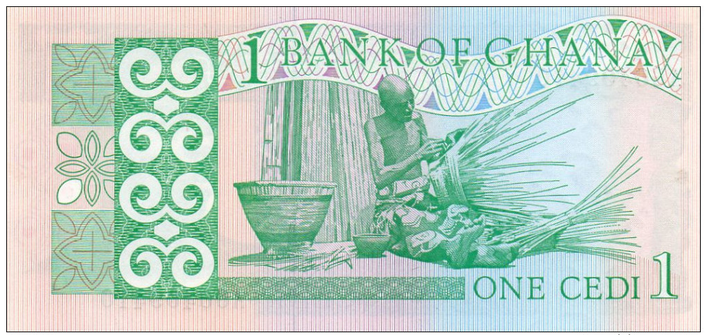 GHANA : 1 Cedi 1979 (unc) - Ghana