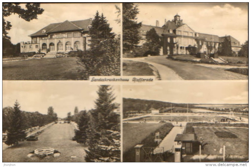 Deutschland - Postcard Circulated In 1961 - Landeskrankenhaus Pfafferode - 2/scans - Meiningen