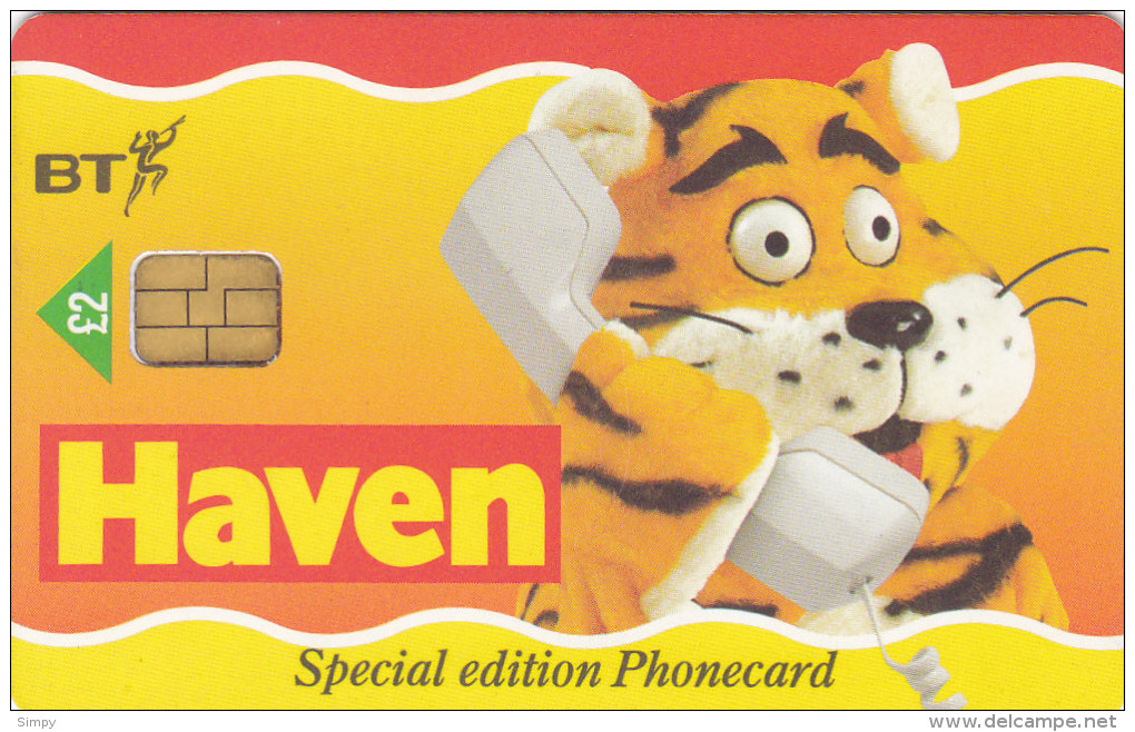 ENGLAND Phonecard With Chip  Haven / Tiger   2£ - Autres - Europe