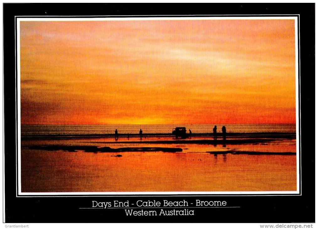 Days End At Cable Beach, Broome, Western Australia - Harlequin Card 1988 Unused - Broome