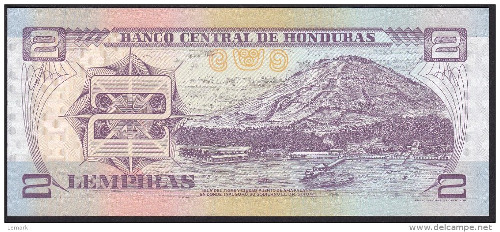 Honduras 2 Lempiras 2006 P84Ae UNC - Honduras