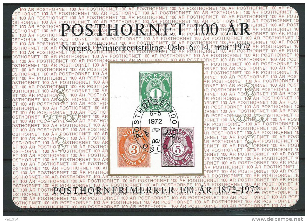 Norvège, 1972 Bloc Semi Officiel Neuf, MB 5 Tirage 25000 - Blokken & Velletjes