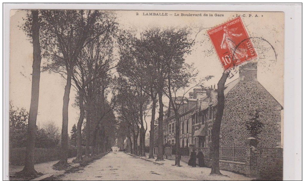 LAMBALLE. Le Boulevard De La Gare - Lamballe