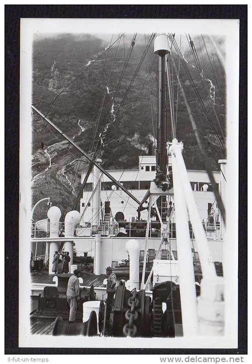42 PHOTOS Originales d´une croisère sur le Paquebot le MONTE SARMENTIO en NORVEGE dans les années 1935