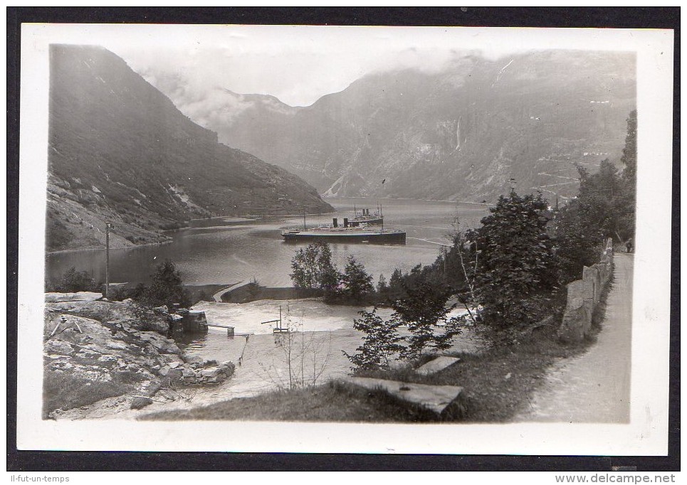 42 PHOTOS Originales d´une croisère sur le Paquebot le MONTE SARMENTIO en NORVEGE dans les années 1935