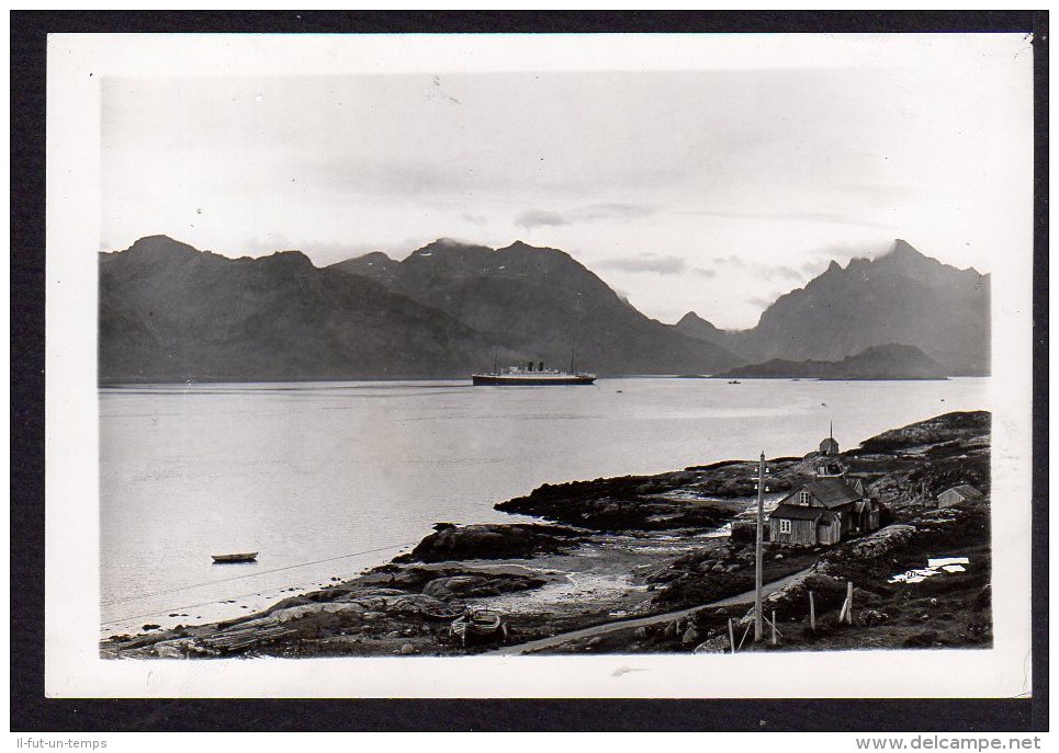 42 PHOTOS Originales d´une croisère sur le Paquebot le MONTE SARMENTIO en NORVEGE dans les années 1935