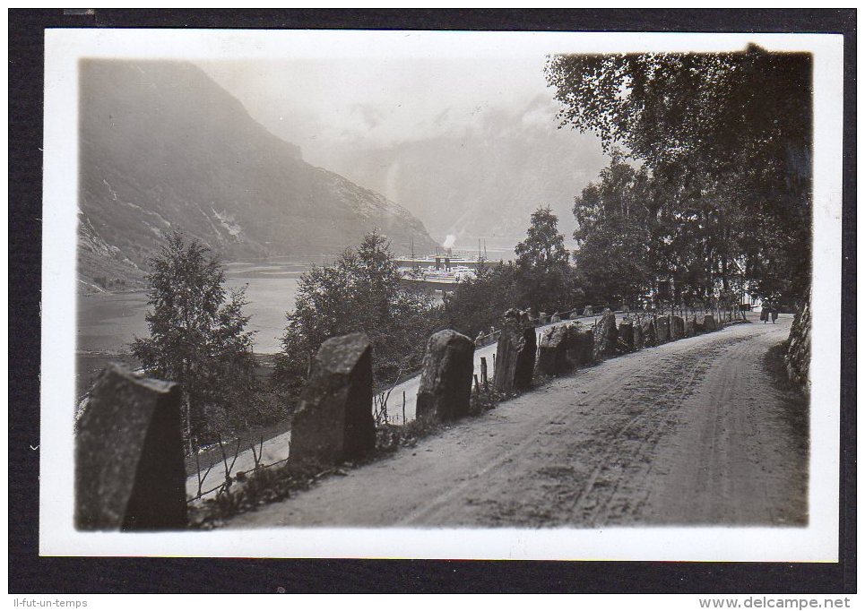 42 PHOTOS Originales d´une croisère sur le Paquebot le MONTE SARMENTIO en NORVEGE dans les années 1935