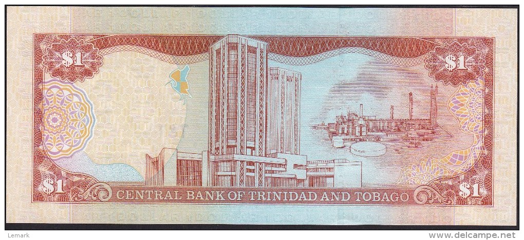 Trinidad & Tobago 1 Dollar 2002 P41b UNC - Trinité & Tobago