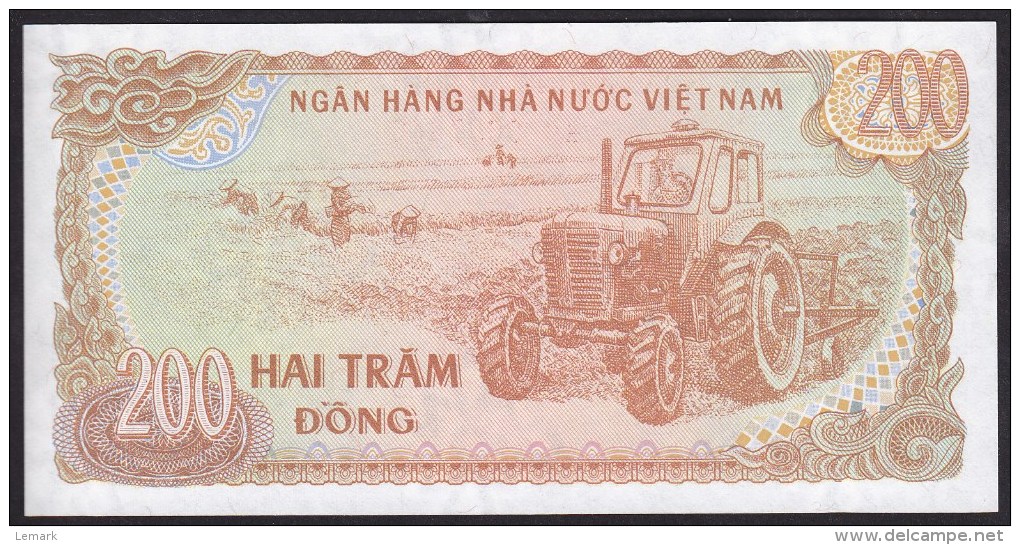 Vietnam 200 Dong 1987 P100 UNC - Vietnam