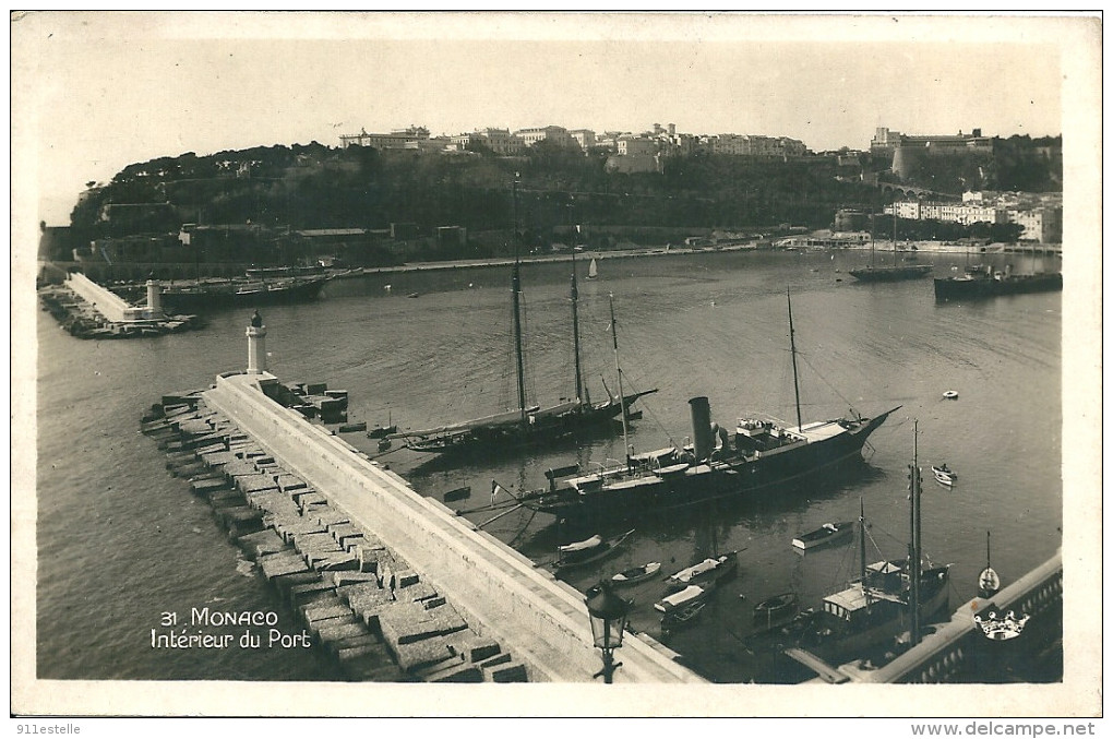 MONACO -  Intérieur Du Port  (  Voir  Verso ) - Porto