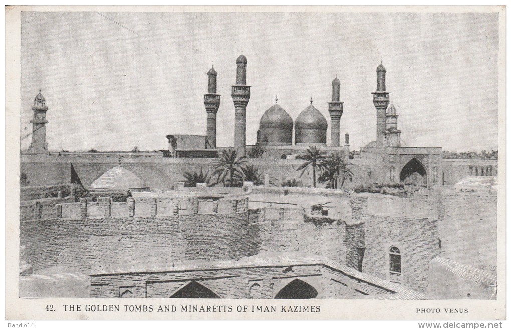 The Golden Tombs And Minaretts Of Iman  Kazimes   - Scan Recto-verso - Iraq