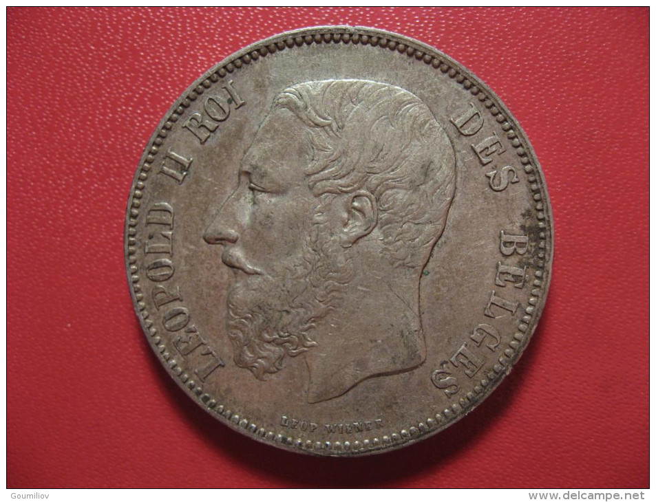 Belgique - 5 francs Leopold II 1875 2269