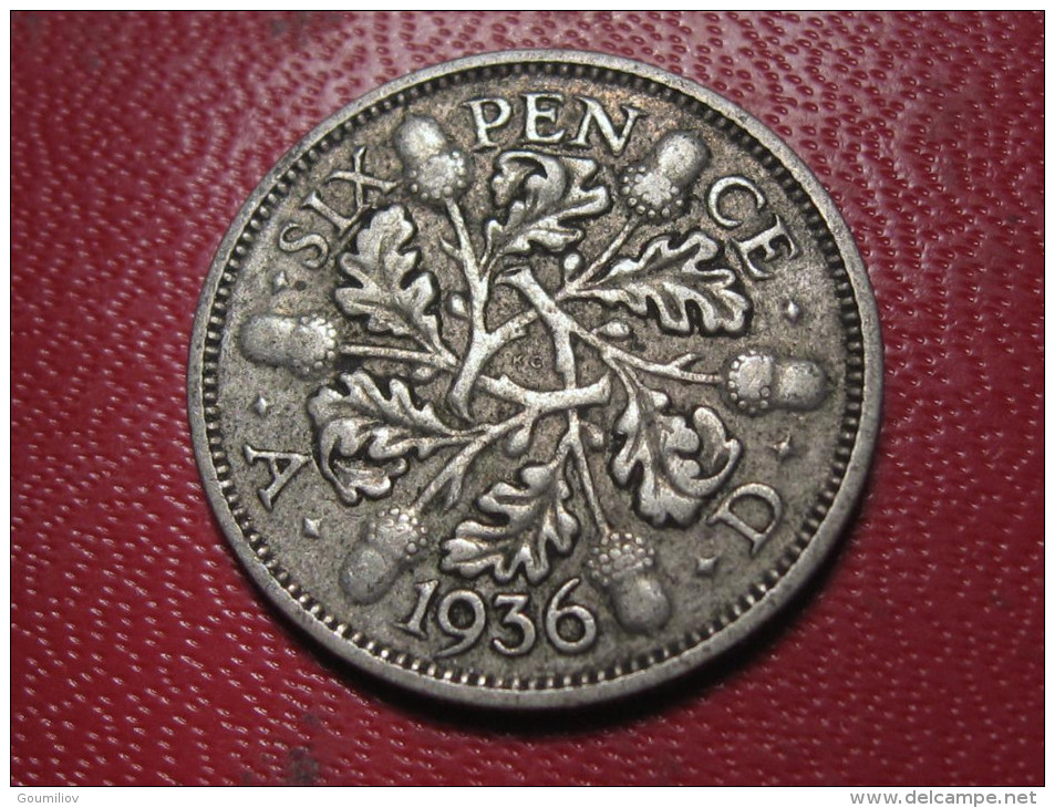 Royaume-Uni - UK - Six Pence 1936 AD 2460 - H. 6 Pence