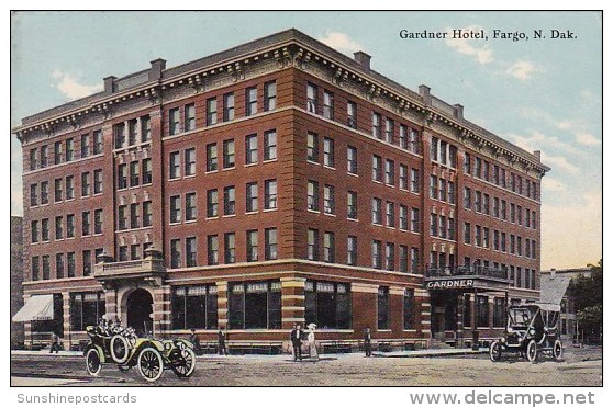 Gardner Hotel Fargo North Dakota 1919 - Fargo