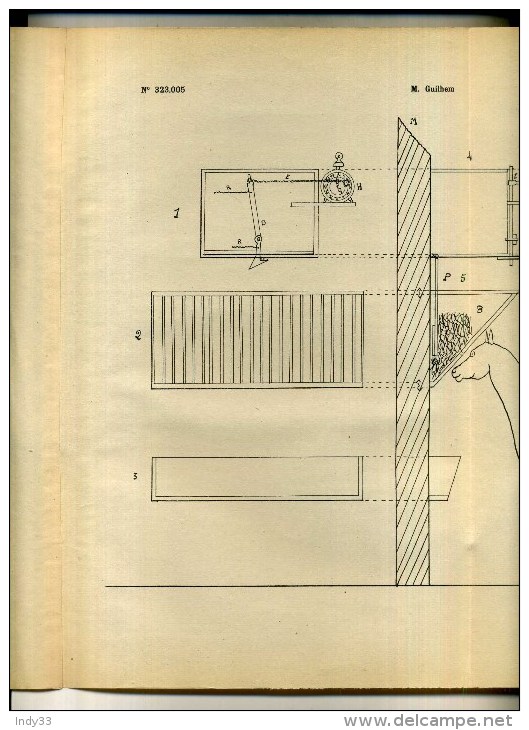 - MOTEUR A EXPLHORLOGE RATIONNEUR AUTOMATIQUE . BREVET D´INVENTION DE 1902 . - Autres & Non Classés