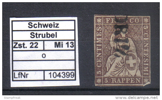 Zst. 22 Mi.13 O - Used Stamps